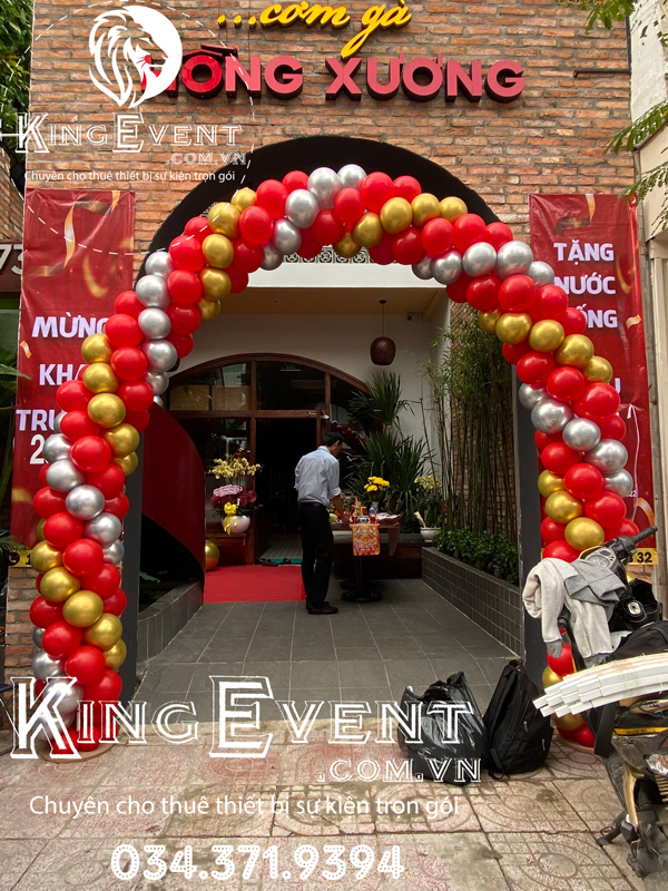 King Event cung cấp cho thuê trang trí bong bóng khai trương đẹp tại tphcm