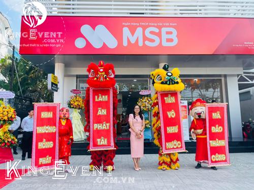 Tổ chức lễ khai trương cho ngân hàng MSB