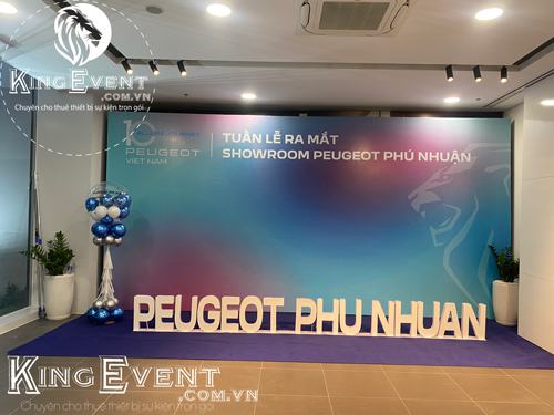 Tổ chức lễ ra mắt showroom PEUGEOT Phú Nhuận