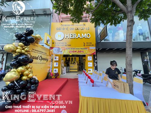 Tổ chức lễ khai trương cửa hàng HERAMO - Giặt ủi vệ sinh cao cấp