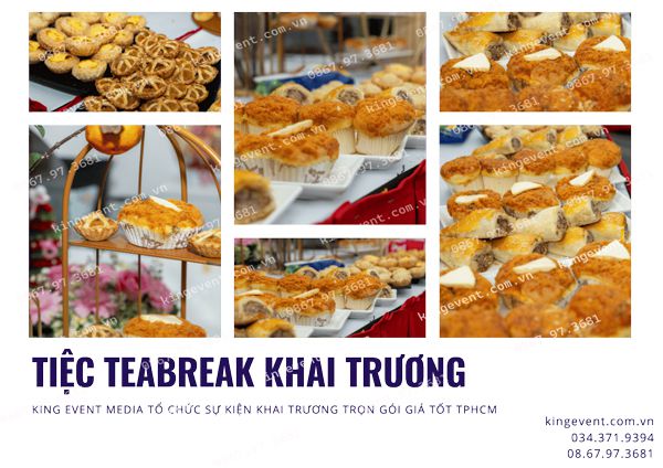 Thực Đơn Tiệc Teabreak Cao Cấp Tại King Event Media
