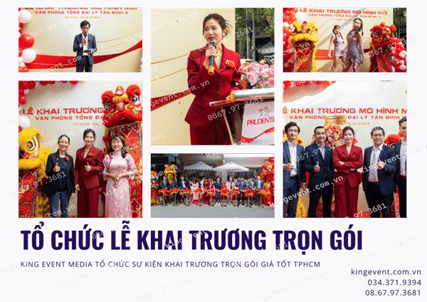 King Event Media tổ chức lễ khai trương trọn gói giá tốt tại TPHCM và các tỉnh