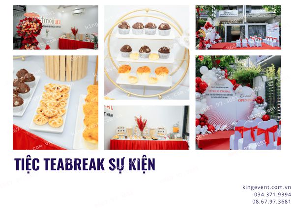 Thực Đơn Tiệc Teabreak Cao Cấp Tại King Event Media