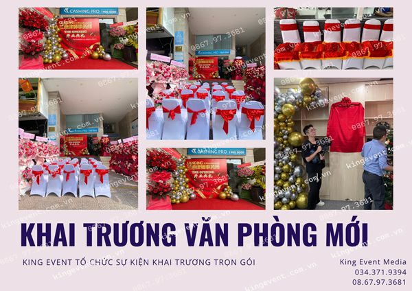 King Event Media tổ chức lễ khai trương trọn gói giá tốt tại TPHCM và các tỉnh