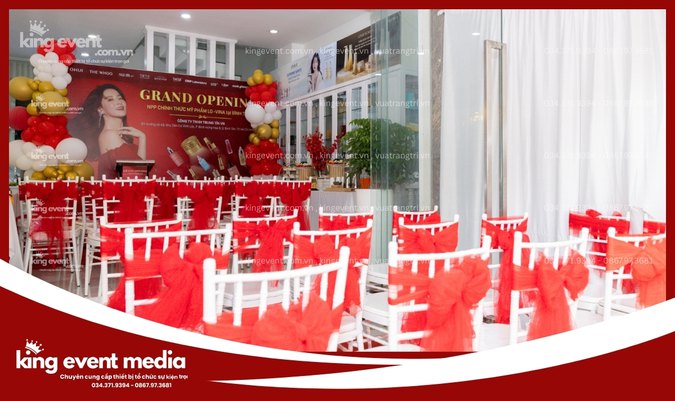 Báo Giá Trang Trí Khai Trương Trọn Gói Giá Tốt TPHCM năm 2026
